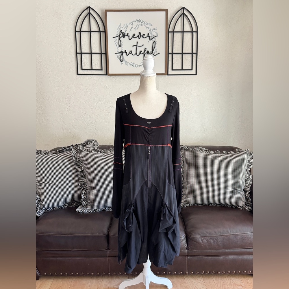 Rare LA MODE EST A VOUS Lagenlook Dress Size EU 46 Retro IndieSleeze Vintage - Picture 14 of 14